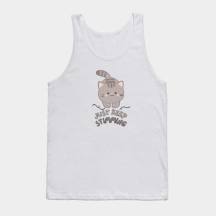 Just Keep Stimming (Warm Grey) Tank Top